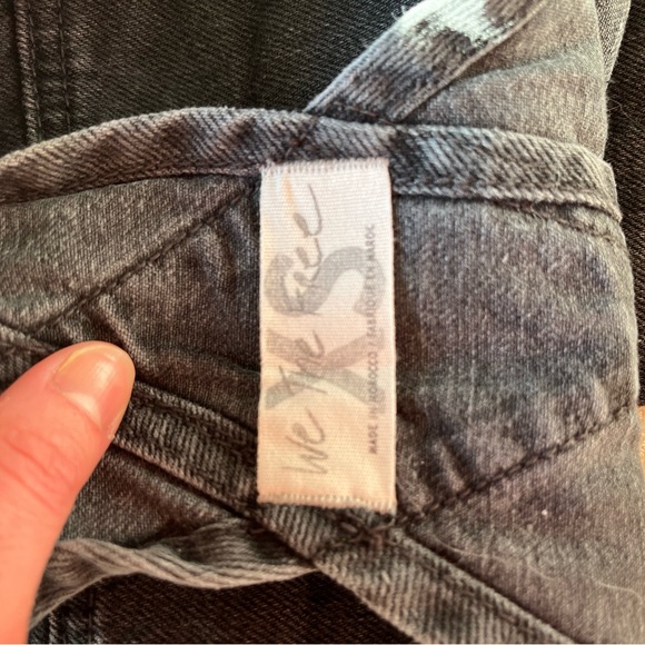 Black Denim Overalls - Picture 3 of 3